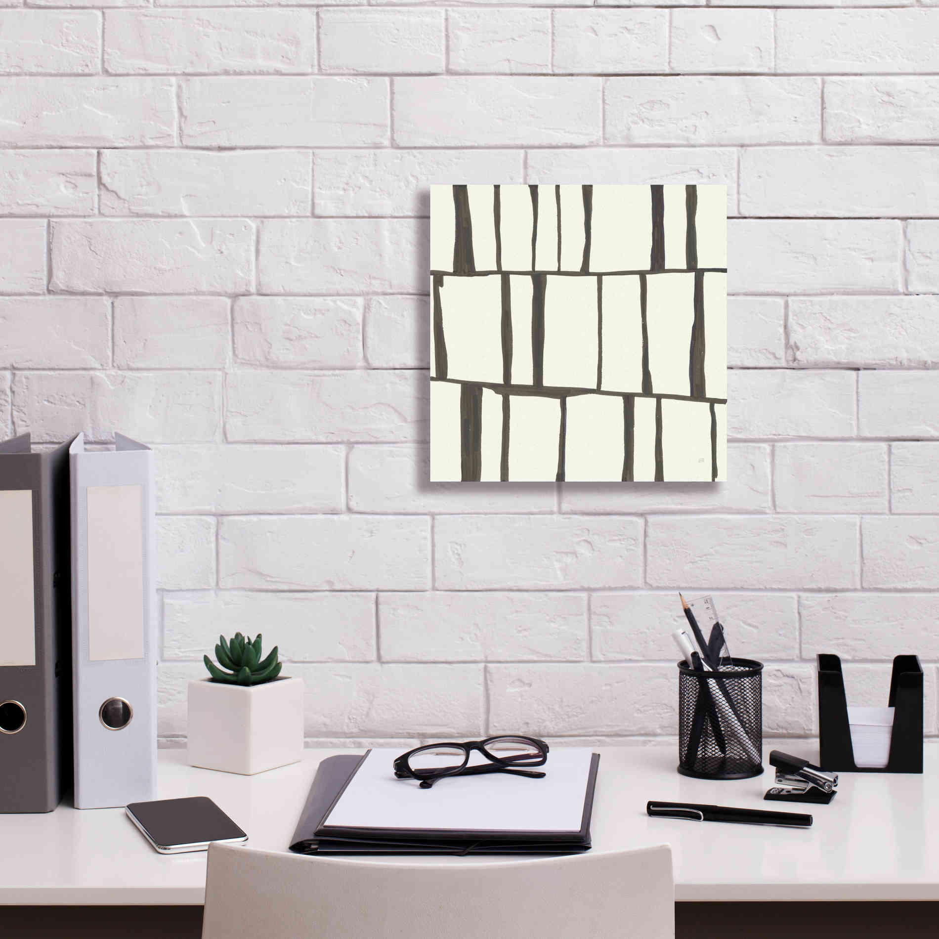 'Graphics X' by Chris Paschke, Giclee Canvas Wall Art,12 x 12