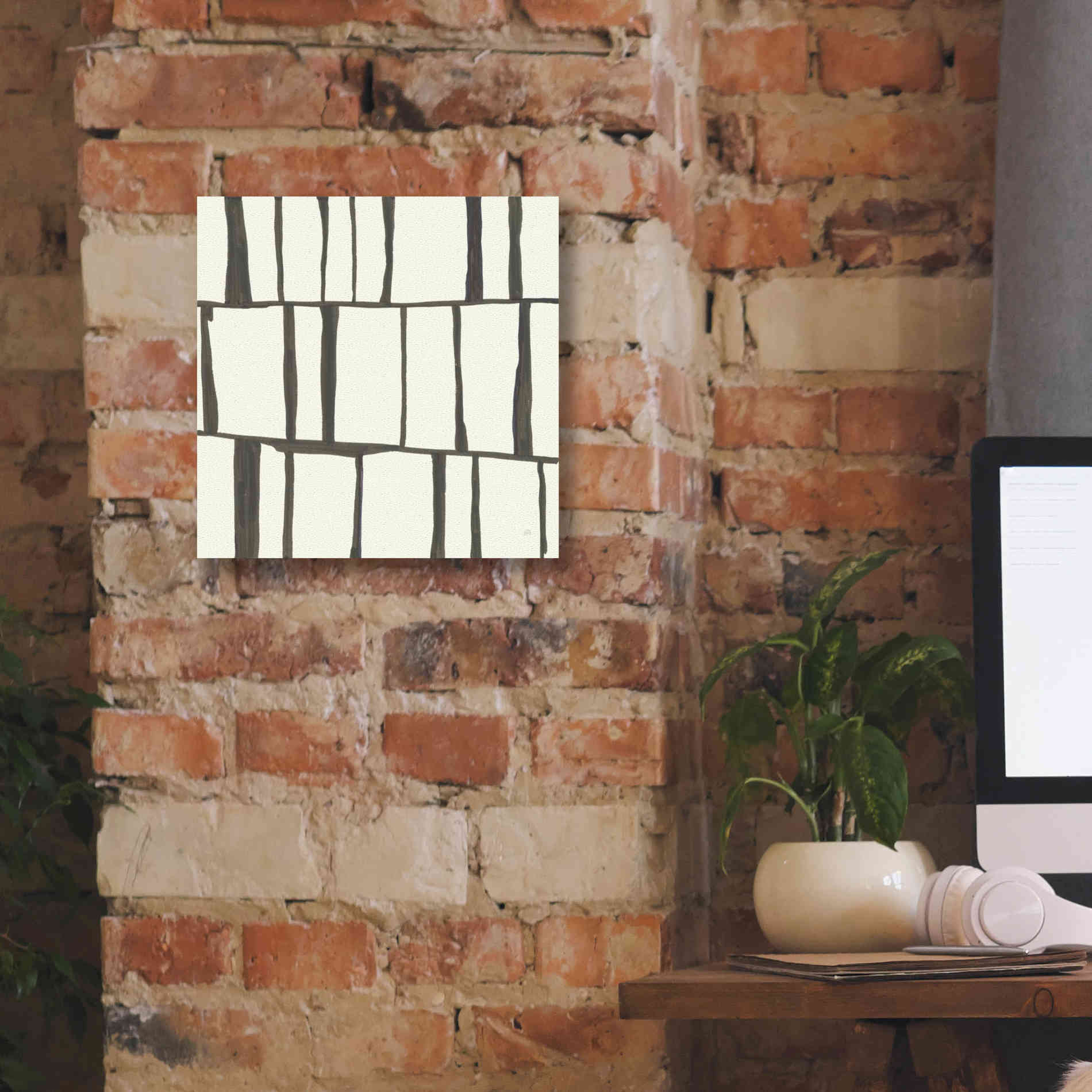 'Graphics X' by Chris Paschke, Giclee Canvas Wall Art,12 x 12