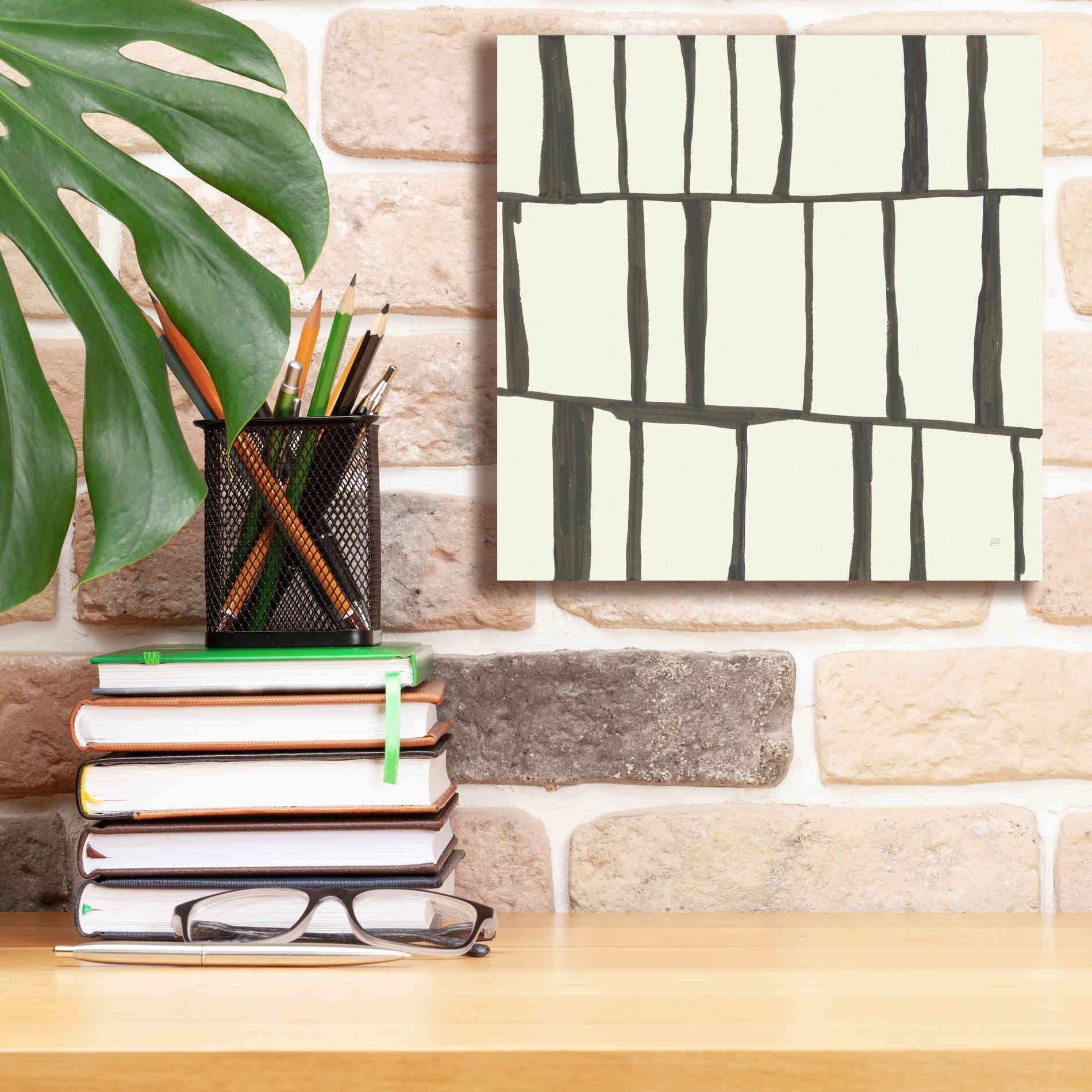 'Graphics X' by Chris Paschke, Giclee Canvas Wall Art,12 x 12