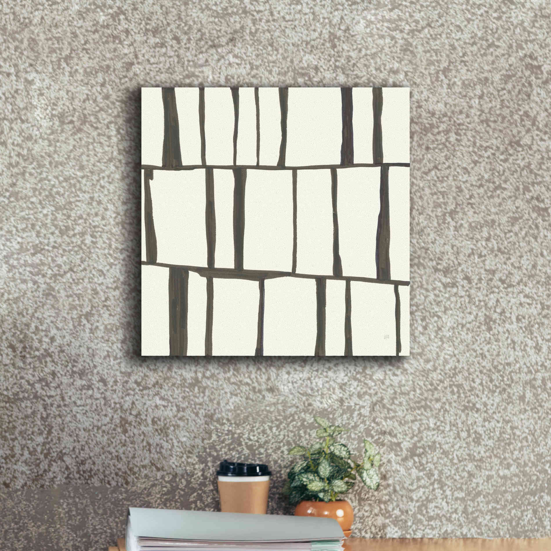 'Graphics X' by Chris Paschke, Giclee Canvas Wall Art,18 x 18