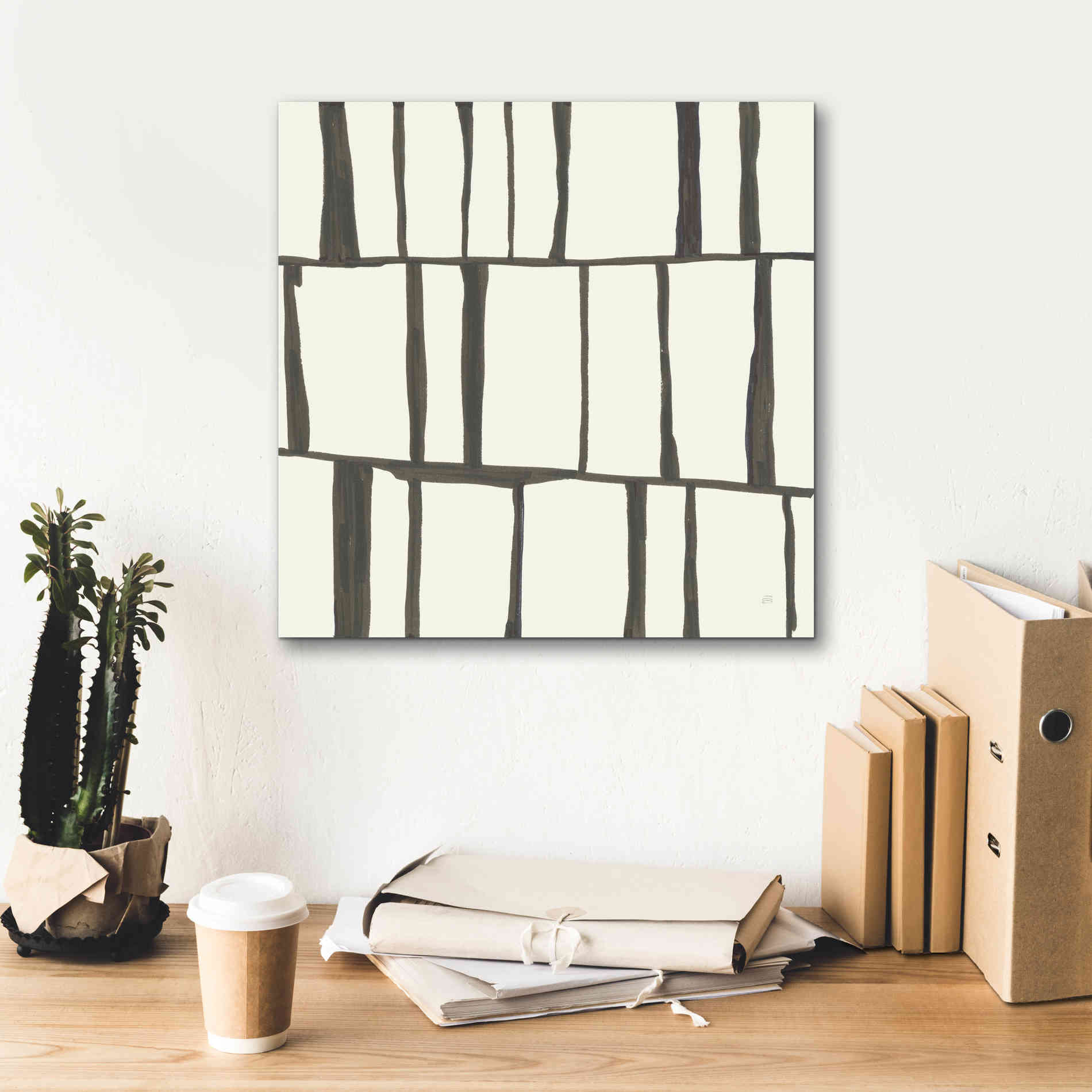 'Graphics X' by Chris Paschke, Giclee Canvas Wall Art,18 x 18