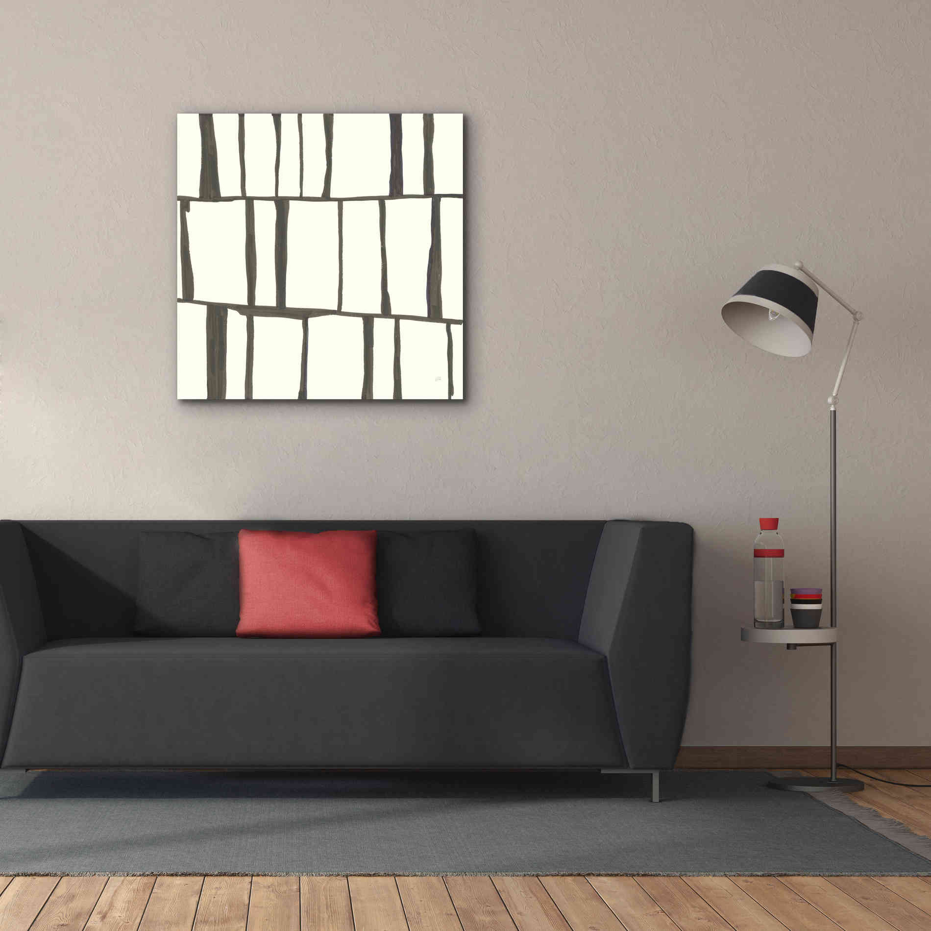 'Graphics X' by Chris Paschke, Giclee Canvas Wall Art,37 x 37