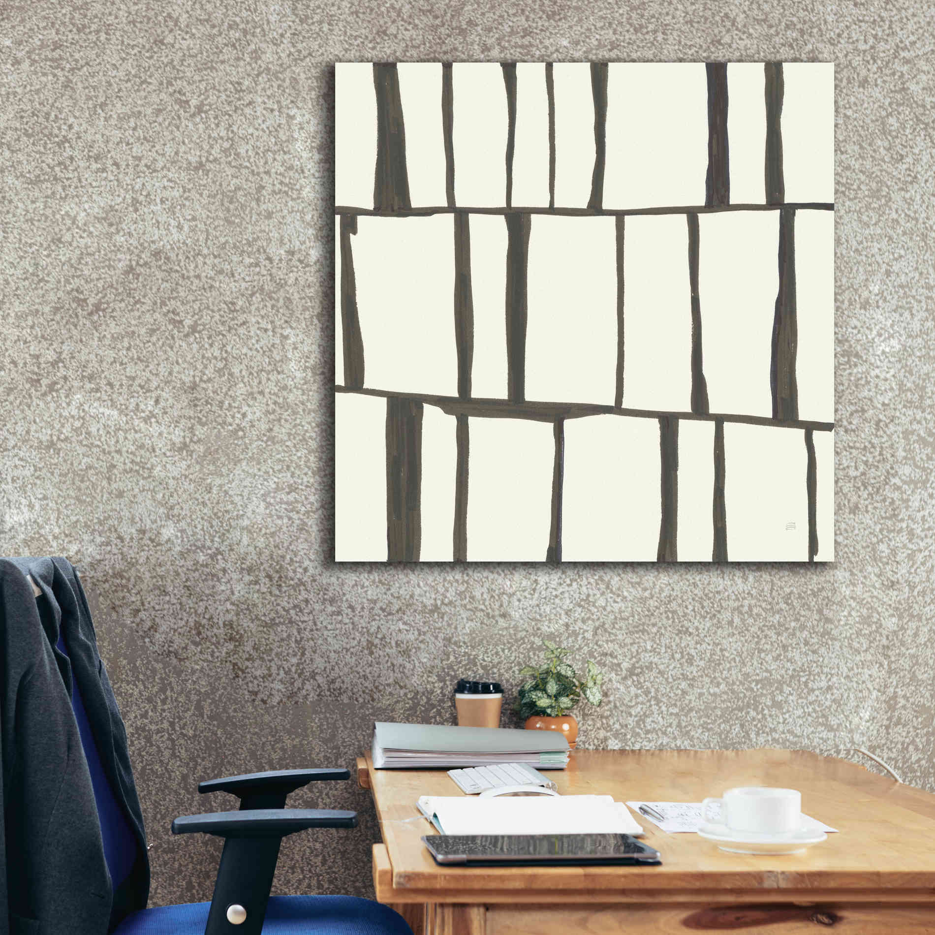 'Graphics X' by Chris Paschke, Giclee Canvas Wall Art,37 x 37