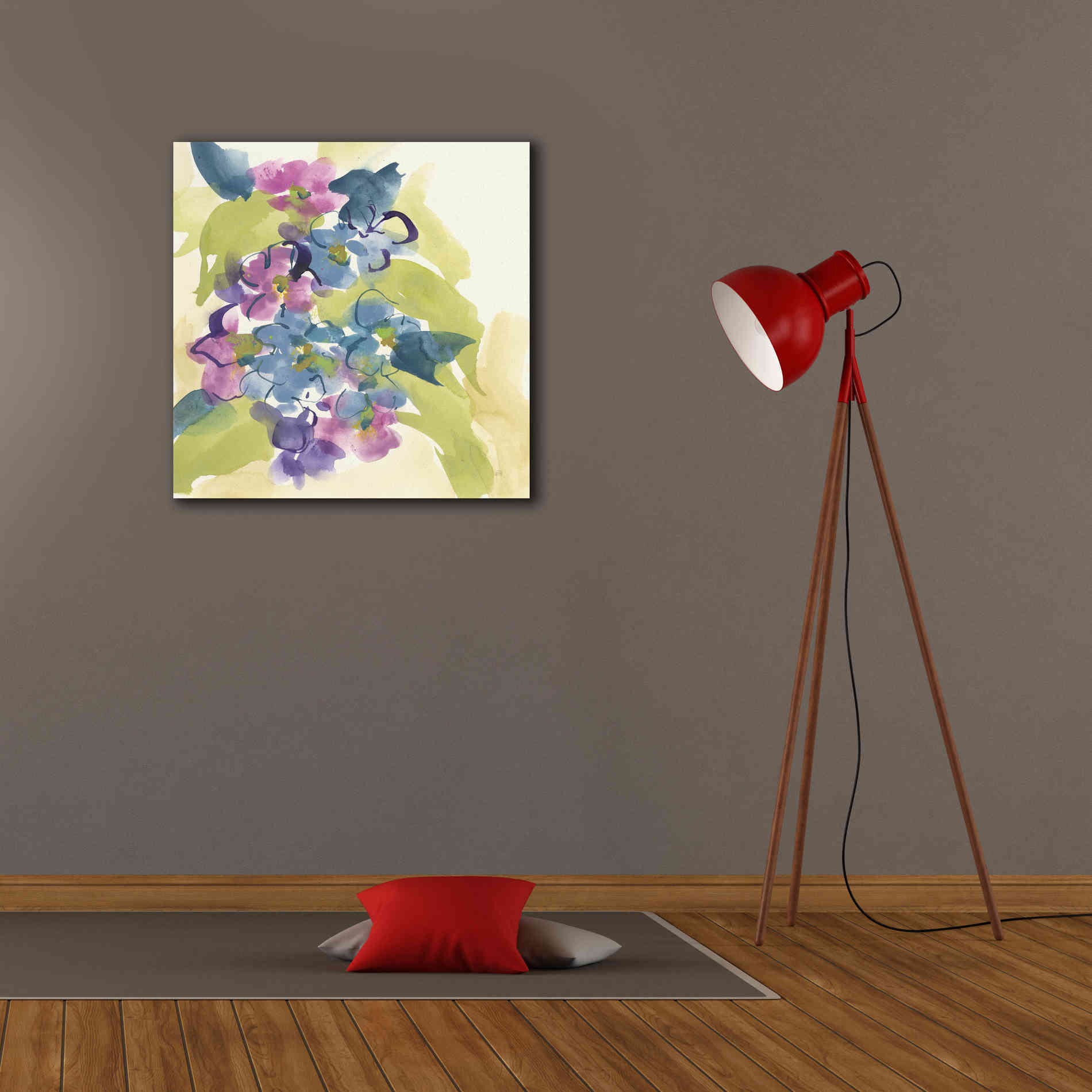 'Spring Bouquet II' by Chris Paschke, Giclee Canvas Wall Art,26 x 26