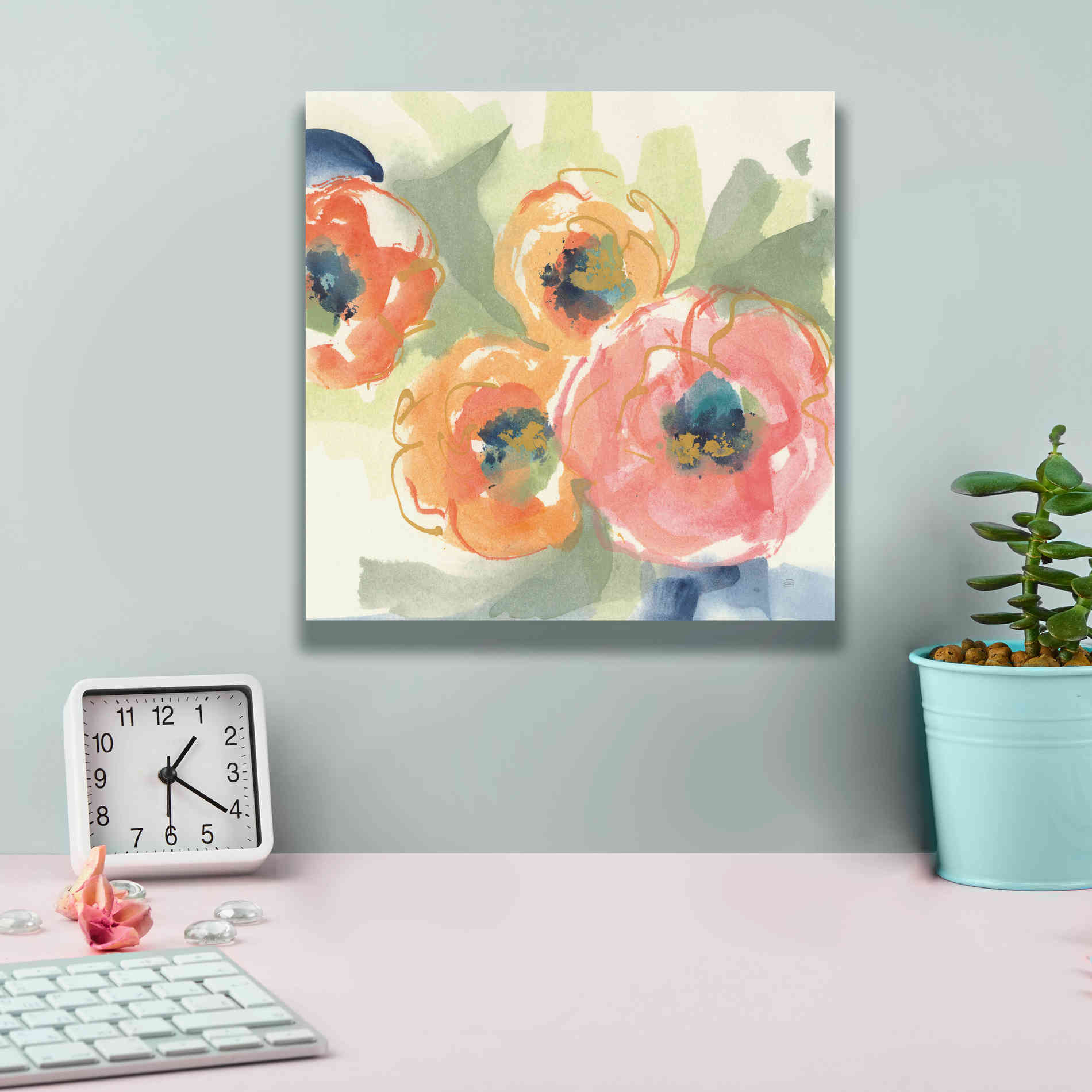 'Buttercup I' by Chris Paschke, Giclee Canvas Wall Art,12 x 12