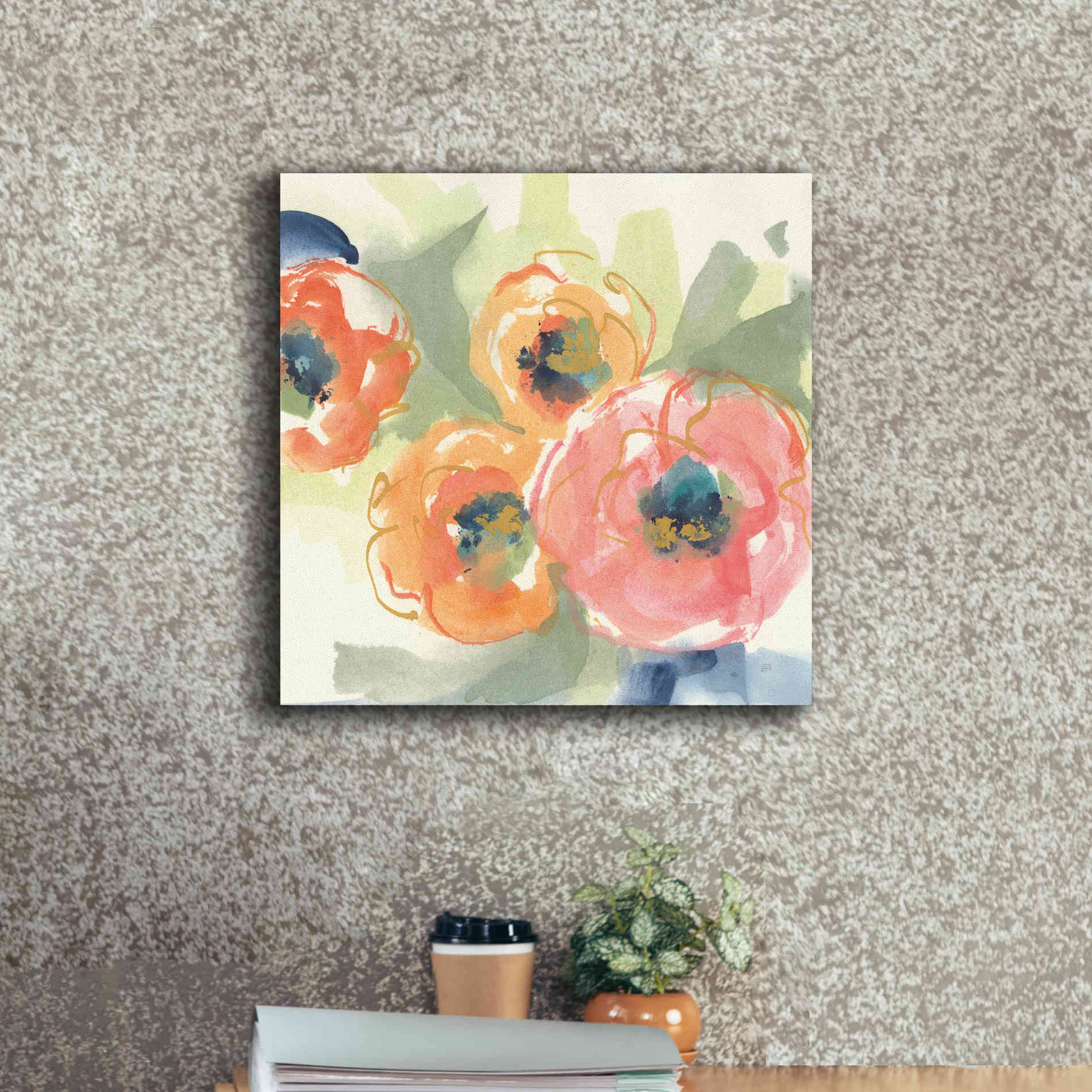 'Buttercup I' by Chris Paschke, Giclee Canvas Wall Art,18 x 18