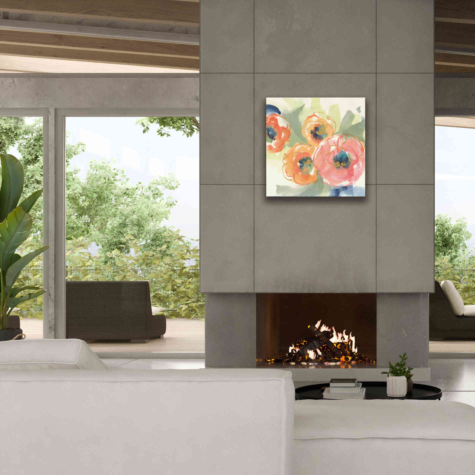 'Buttercup I' by Chris Paschke, Giclee Canvas Wall Art,26 x 26