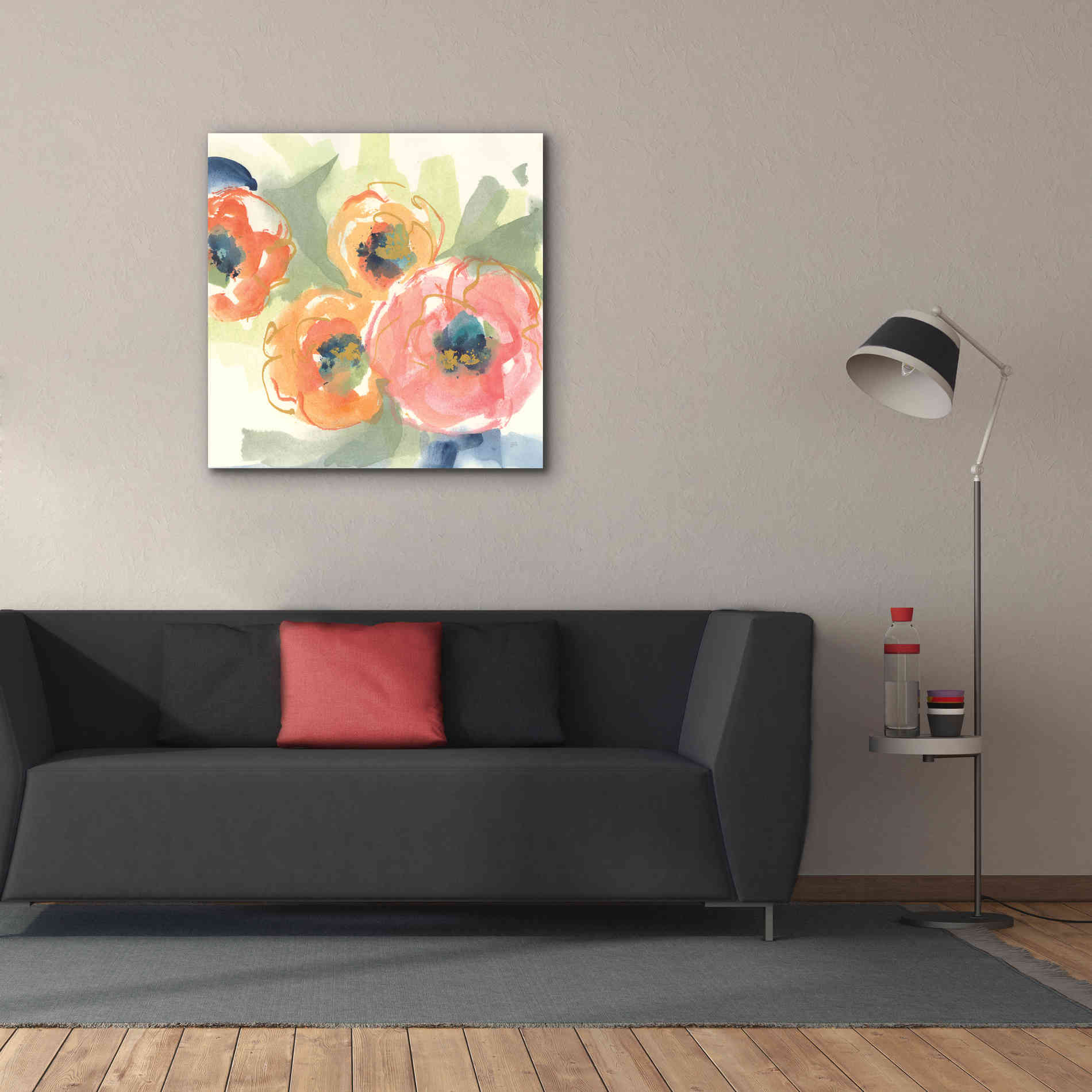 'Buttercup I' by Chris Paschke, Giclee Canvas Wall Art,37 x 37