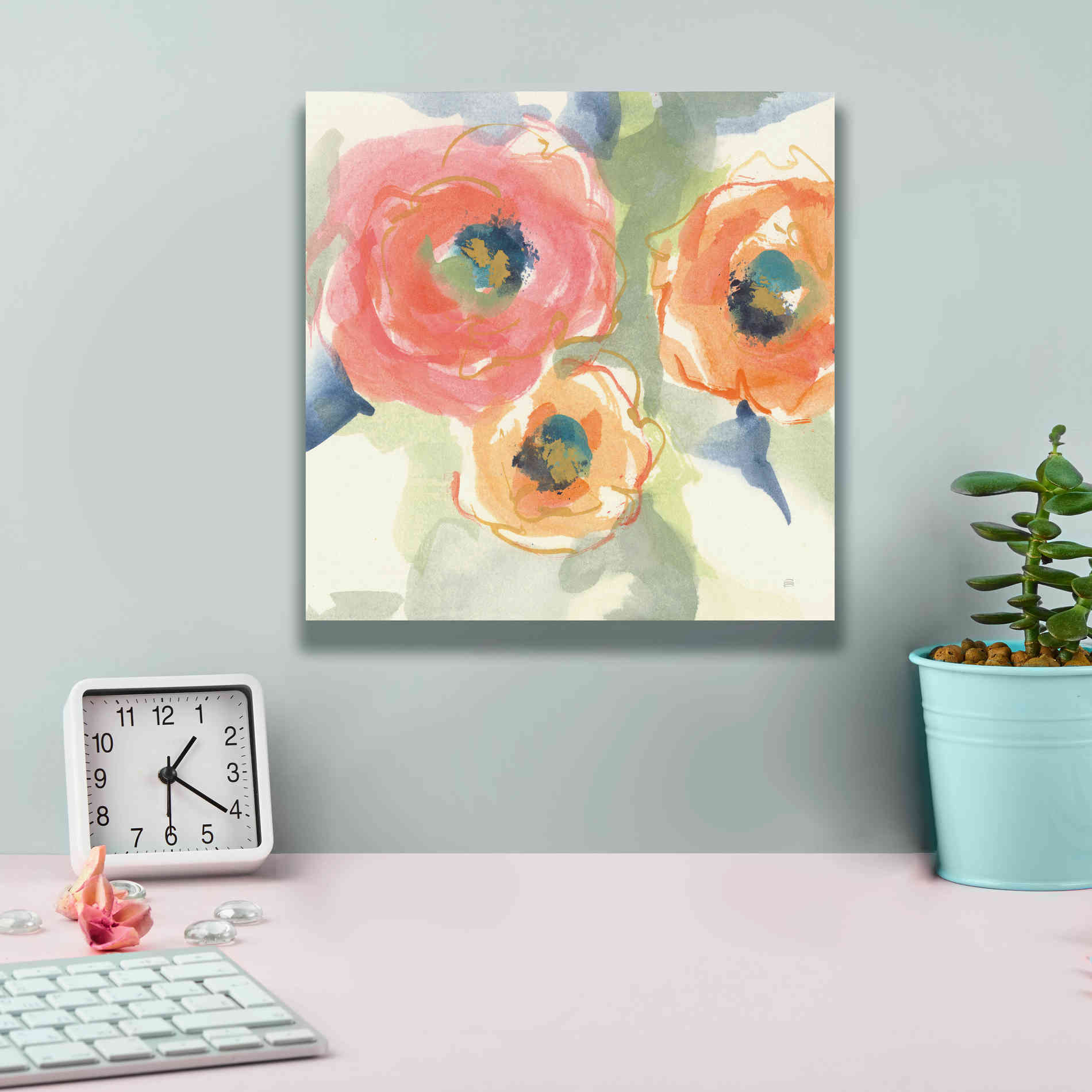 'Buttercup II' by Chris Paschke, Giclee Canvas Wall Art,12 x 12