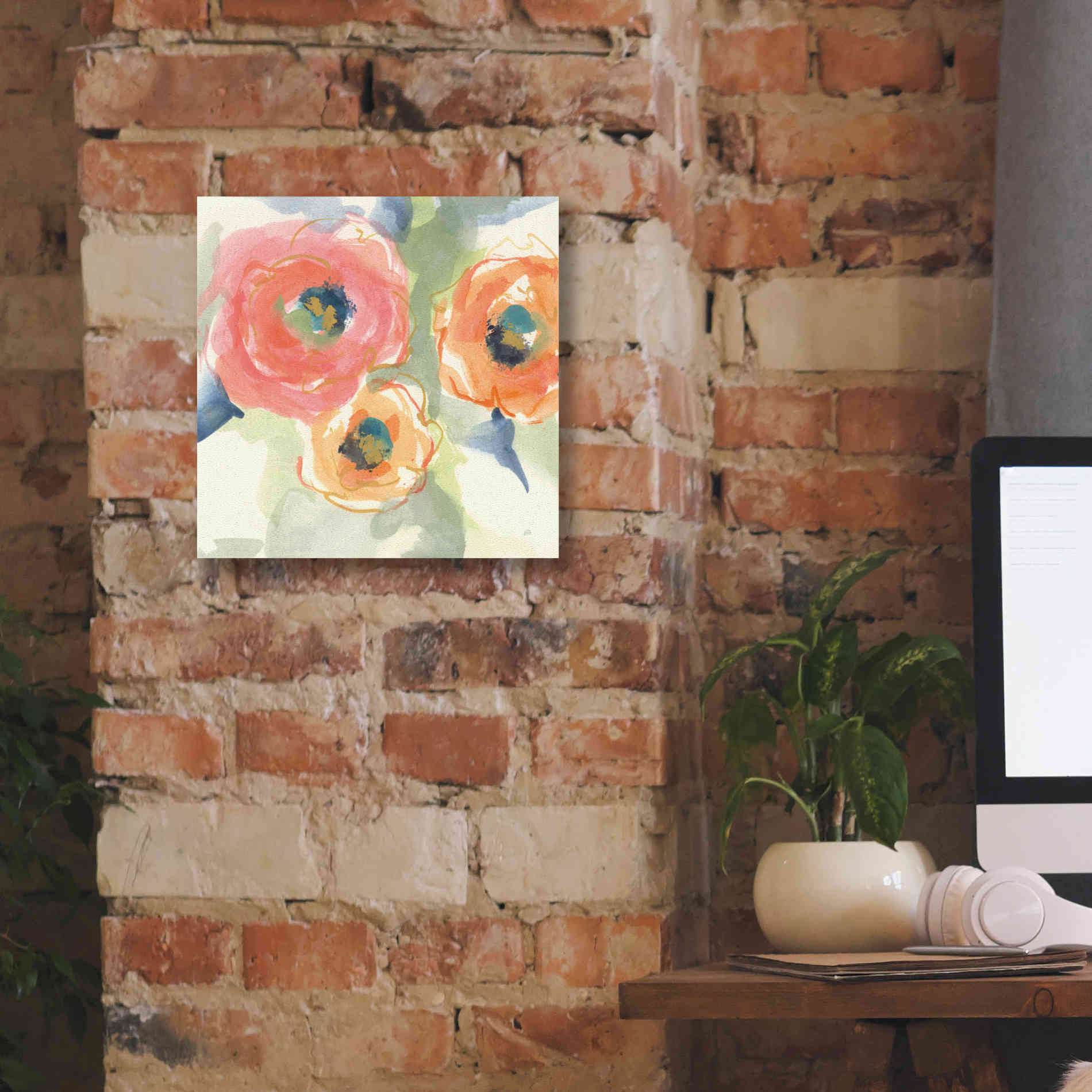 'Buttercup II' by Chris Paschke, Giclee Canvas Wall Art,12 x 12