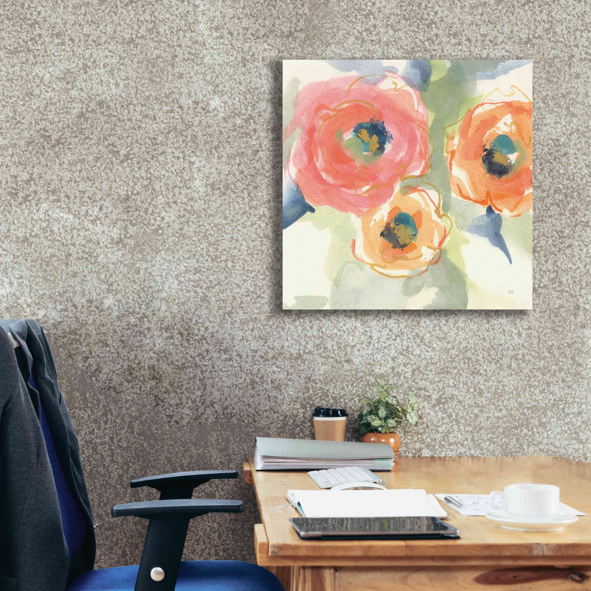 'Buttercup II' by Chris Paschke, Giclee Canvas Wall Art,26 x 26