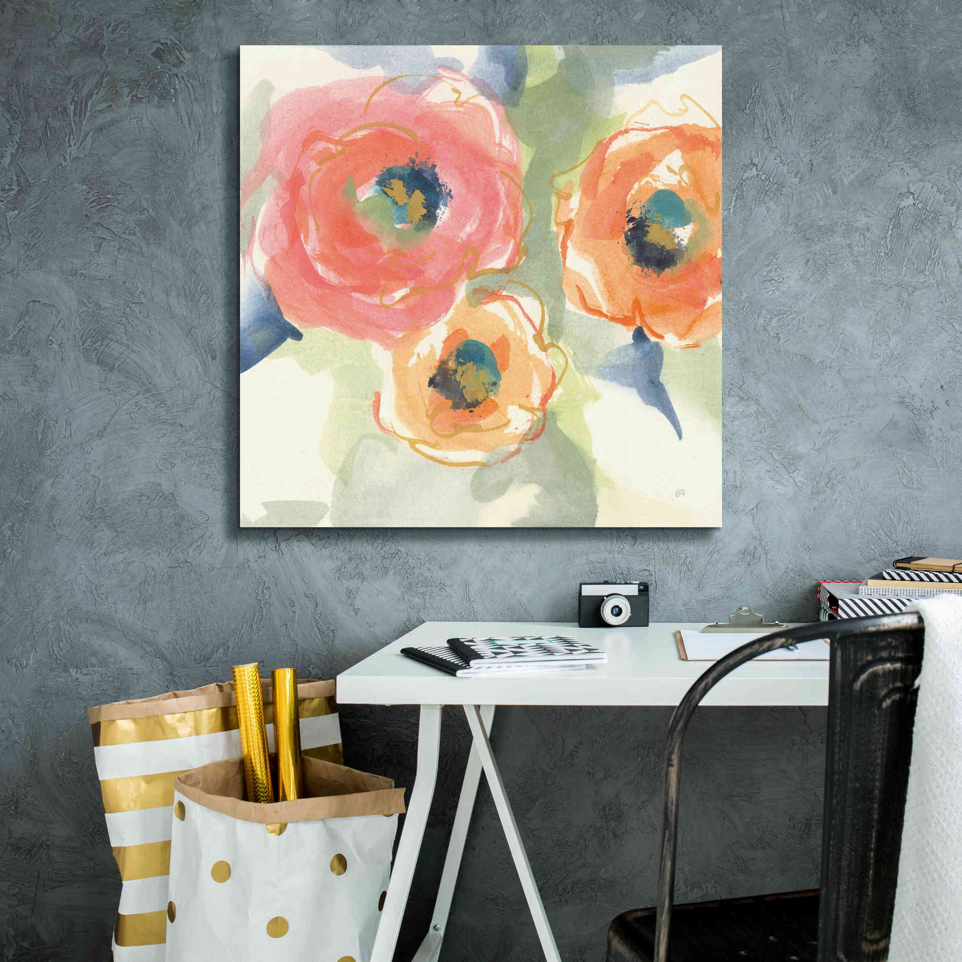 'Buttercup II' by Chris Paschke, Giclee Canvas Wall Art,26 x 26