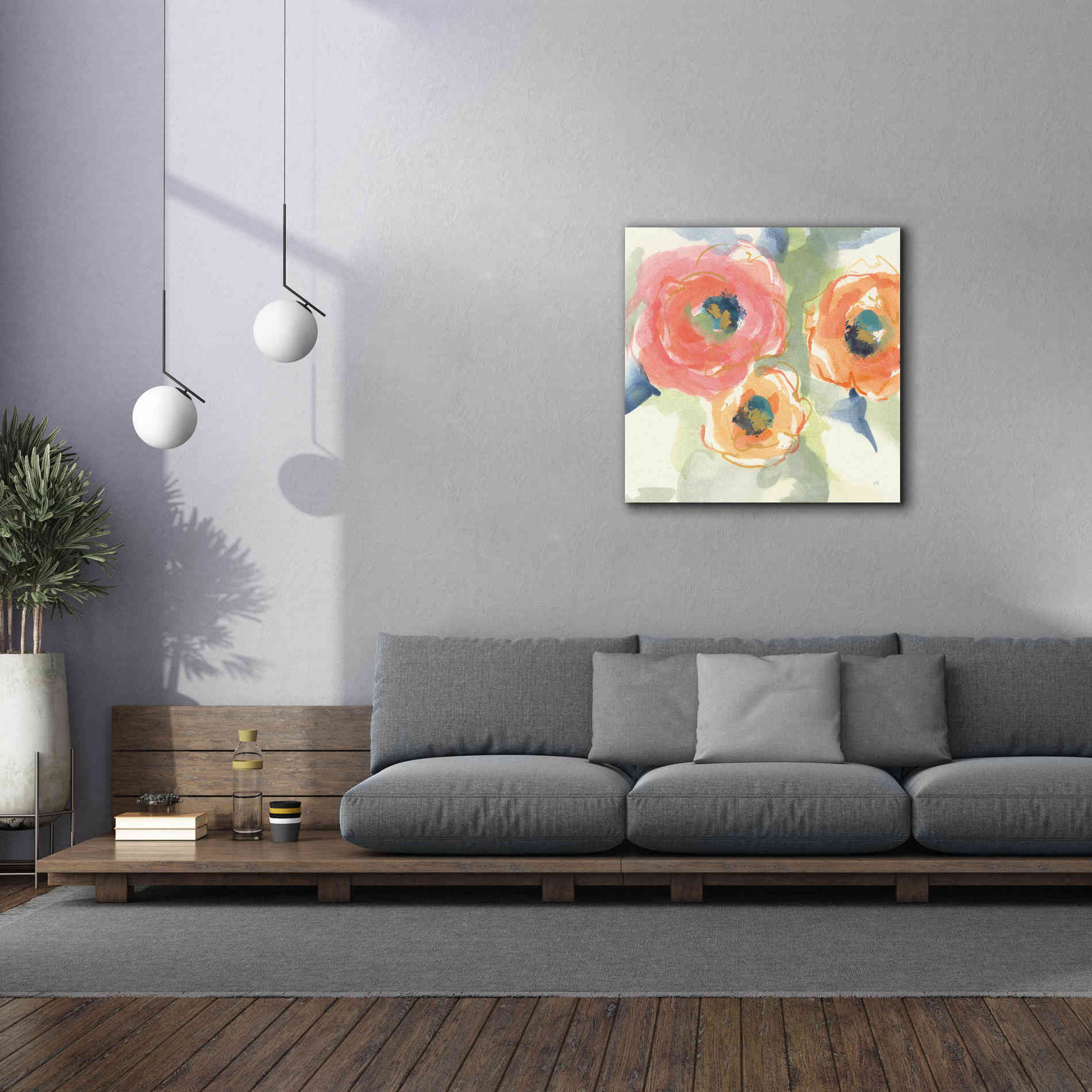 'Buttercup II' by Chris Paschke, Giclee Canvas Wall Art,37 x 37