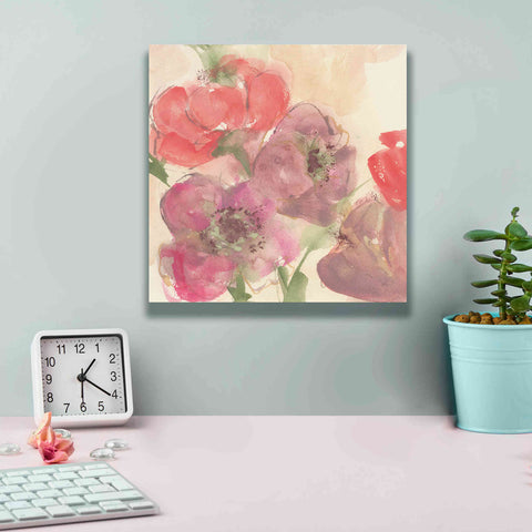 Image of 'Coral Blooms II' by Chris Paschke, Giclee Canvas Wall Art,12 x 12