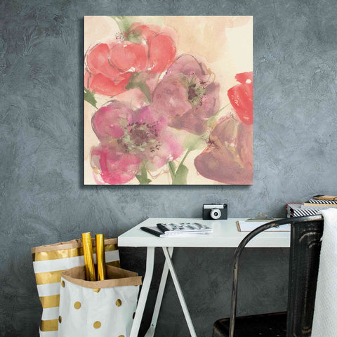 Image of 'Coral Blooms II' by Chris Paschke, Giclee Canvas Wall Art,26 x 26