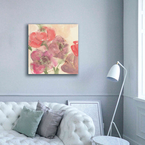 Image of 'Coral Blooms II' by Chris Paschke, Giclee Canvas Wall Art,37 x 37