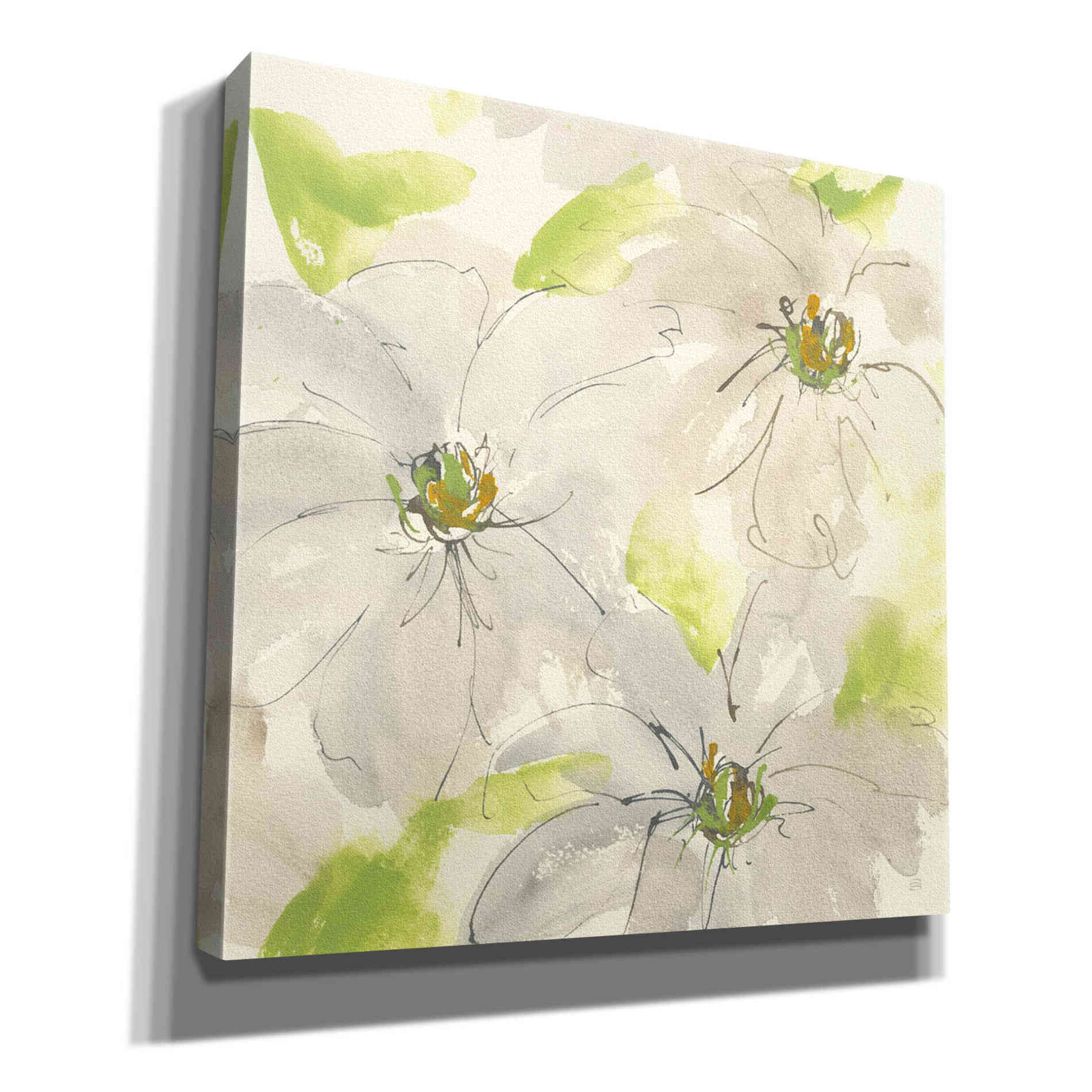 'Dancing Clematis II' by Chris Paschke, Giclee Canvas Wall Art