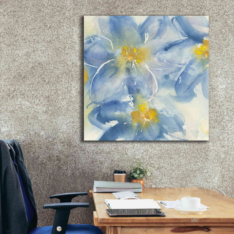 Image of 'Tinted Clematis I' by Chris Paschke, Giclee Canvas Wall Art,37 x 37