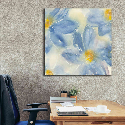 Image of 'Tinted Clematis II' by Chris Paschke, Giclee Canvas Wall Art,37 x 37