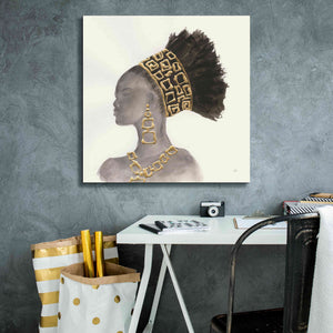 'Headdress Beauty II' by Chris Paschke, Giclee Canvas Wall Art,26 x 26