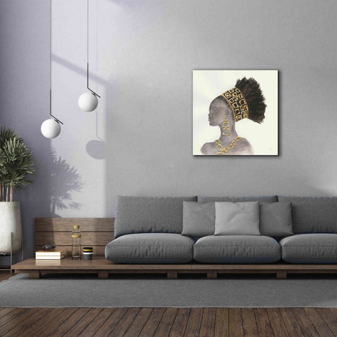 Image of 'Headdress Beauty II' by Chris Paschke, Giclee Canvas Wall Art,37 x 37