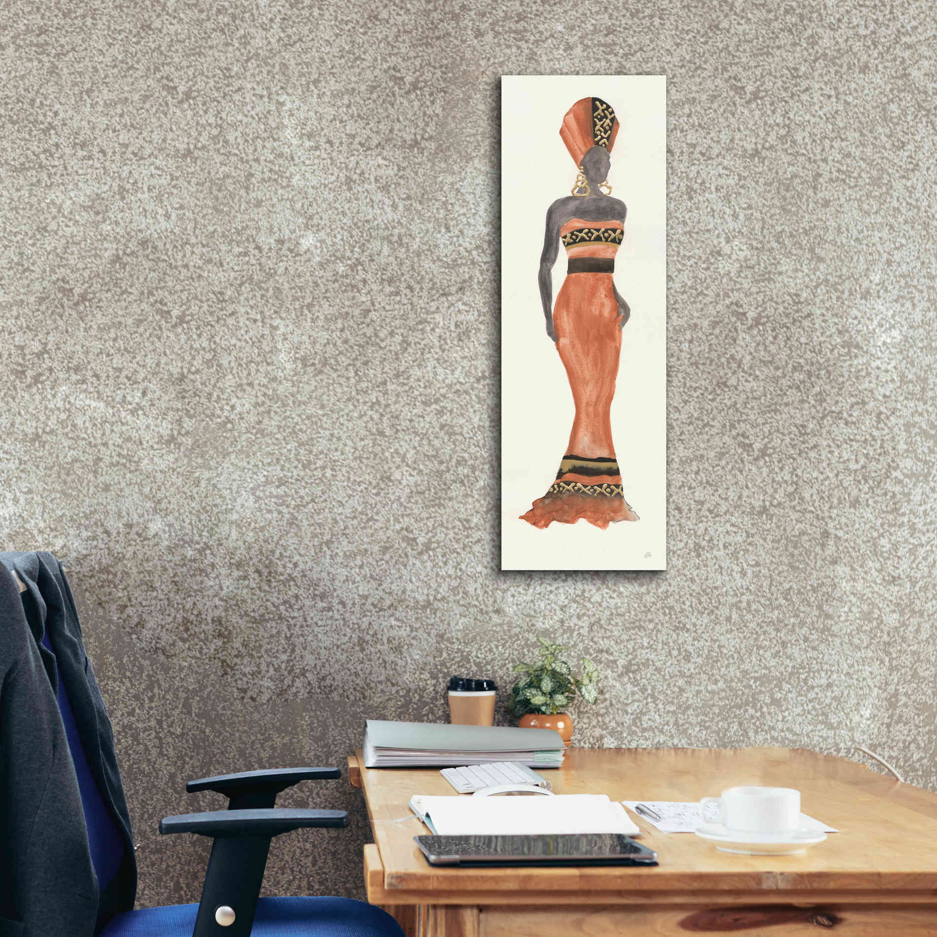 'Global Fashion I' by Chris Paschke, Giclee Canvas Wall Art,12 x 36