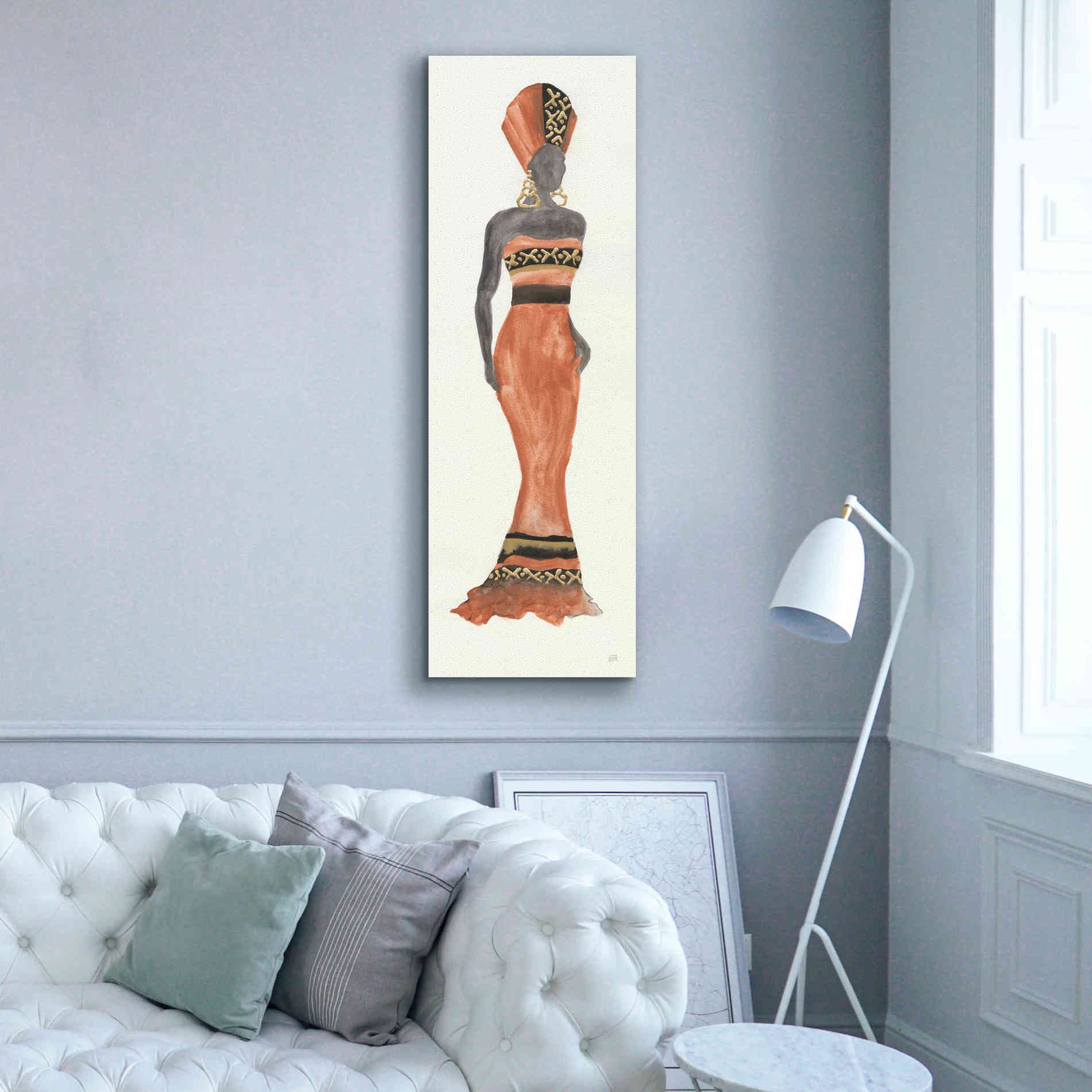 'Global Fashion I' by Chris Paschke, Giclee Canvas Wall Art,20 x 60