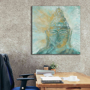 'Buddha Bright I' by Chris Paschke, Giclee Canvas Wall Art,37 x 37