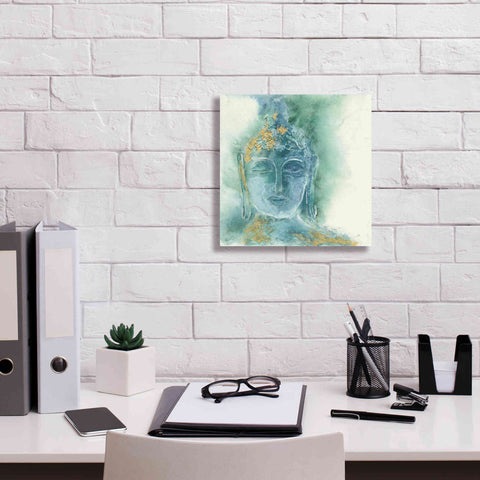 Image of 'Gilded Buddha I' by Chris Paschke, Giclee Canvas Wall Art,12 x 12