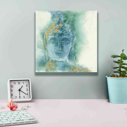 Image of 'Gilded Buddha I' by Chris Paschke, Giclee Canvas Wall Art,12 x 12