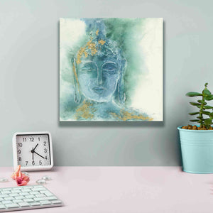 'Gilded Buddha I' by Chris Paschke, Giclee Canvas Wall Art,12 x 12