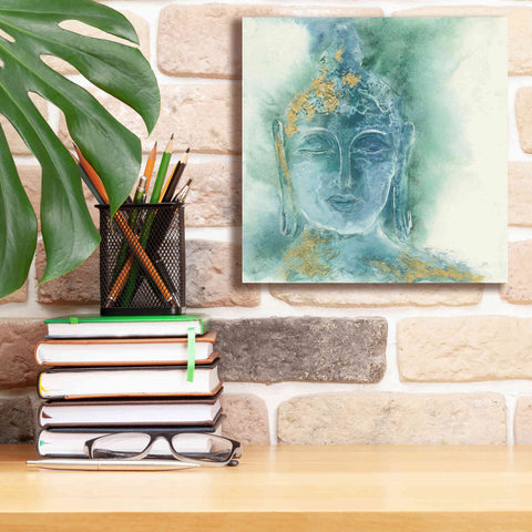 Image of 'Gilded Buddha I' by Chris Paschke, Giclee Canvas Wall Art,12 x 12