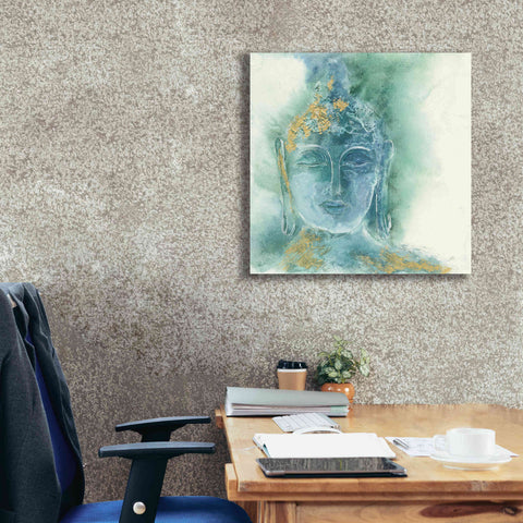 Image of 'Gilded Buddha I' by Chris Paschke, Giclee Canvas Wall Art,26 x 26