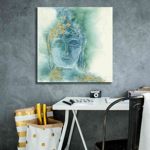 Image of 'Gilded Buddha I' by Chris Paschke, Giclee Canvas Wall Art,26 x 26