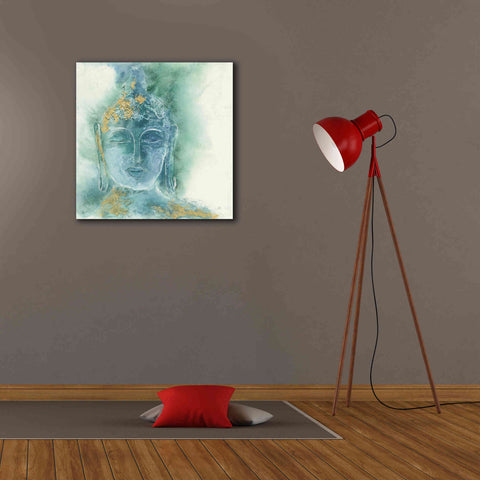 Image of 'Gilded Buddha I' by Chris Paschke, Giclee Canvas Wall Art,26 x 26