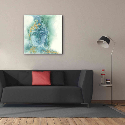 Image of 'Gilded Buddha I' by Chris Paschke, Giclee Canvas Wall Art,37 x 37