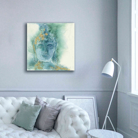 Image of 'Gilded Buddha I' by Chris Paschke, Giclee Canvas Wall Art,37 x 37