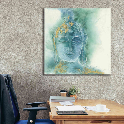 Image of 'Gilded Buddha I' by Chris Paschke, Giclee Canvas Wall Art,37 x 37