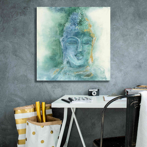 Image of 'Gilded Buddha II' by Chris Paschke, Giclee Canvas Wall Art,26 x 26