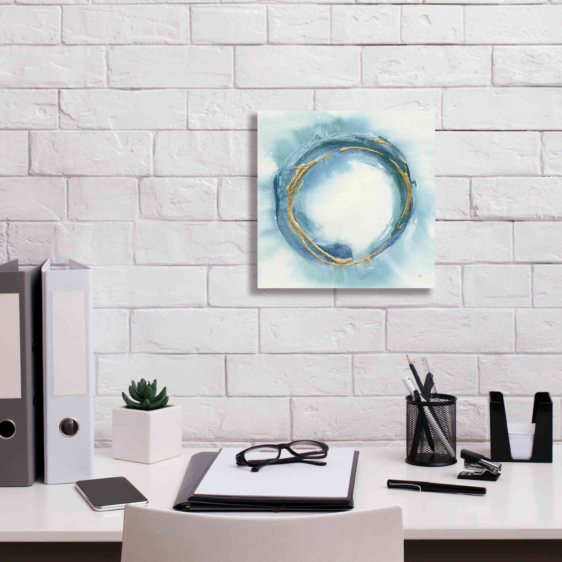 'Buddha Enso' by Chris Paschke, Giclee Canvas Wall Art,12 x 12