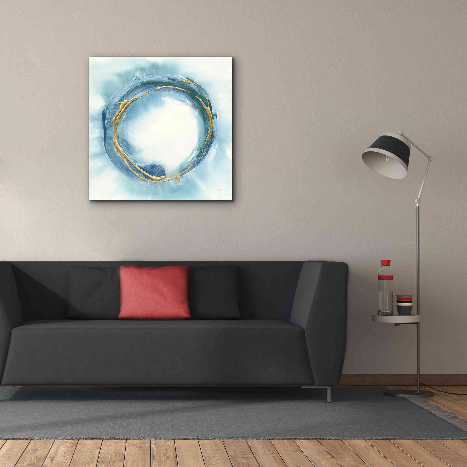 'Buddha Enso' by Chris Paschke, Giclee Canvas Wall Art,37 x 37