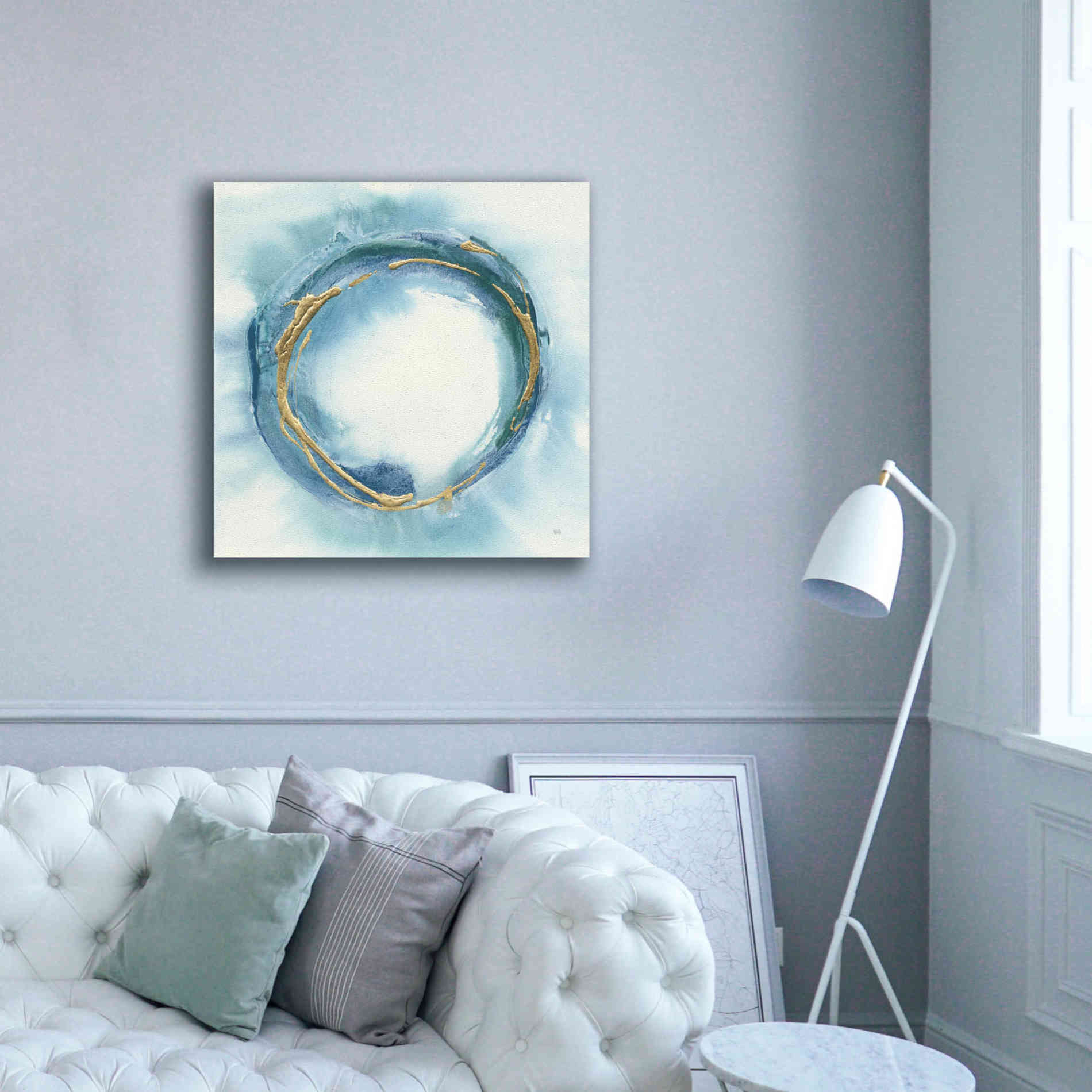'Buddha Enso' by Chris Paschke, Giclee Canvas Wall Art,37 x 37