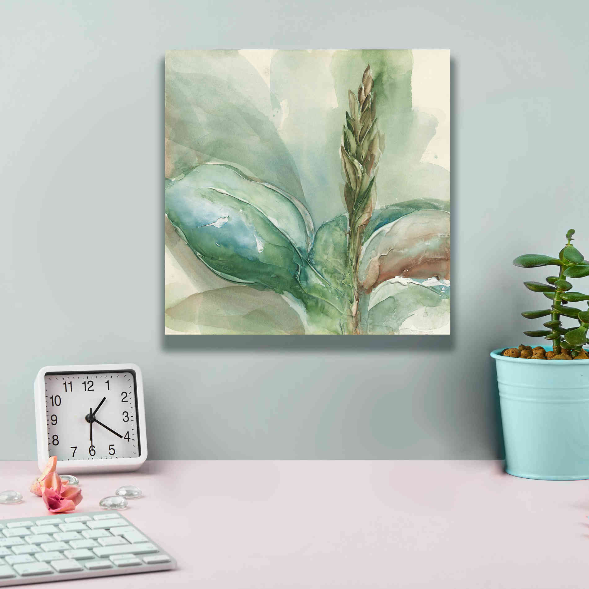 'Exotic Flower I' by Chris Paschke, Giclee Canvas Wall Art,12 x 12