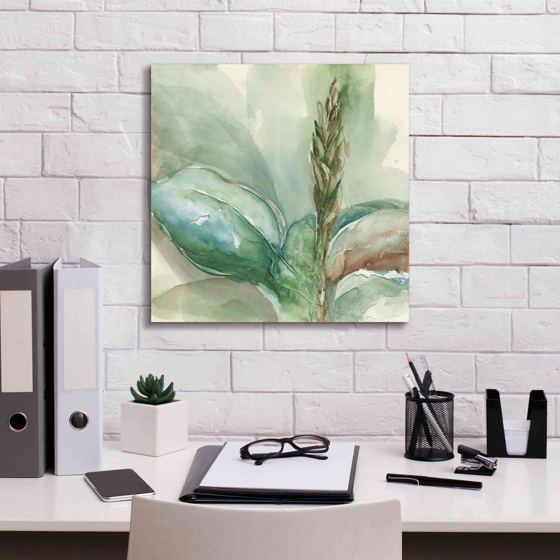 'Exotic Flower I' by Chris Paschke, Giclee Canvas Wall Art,18 x 18