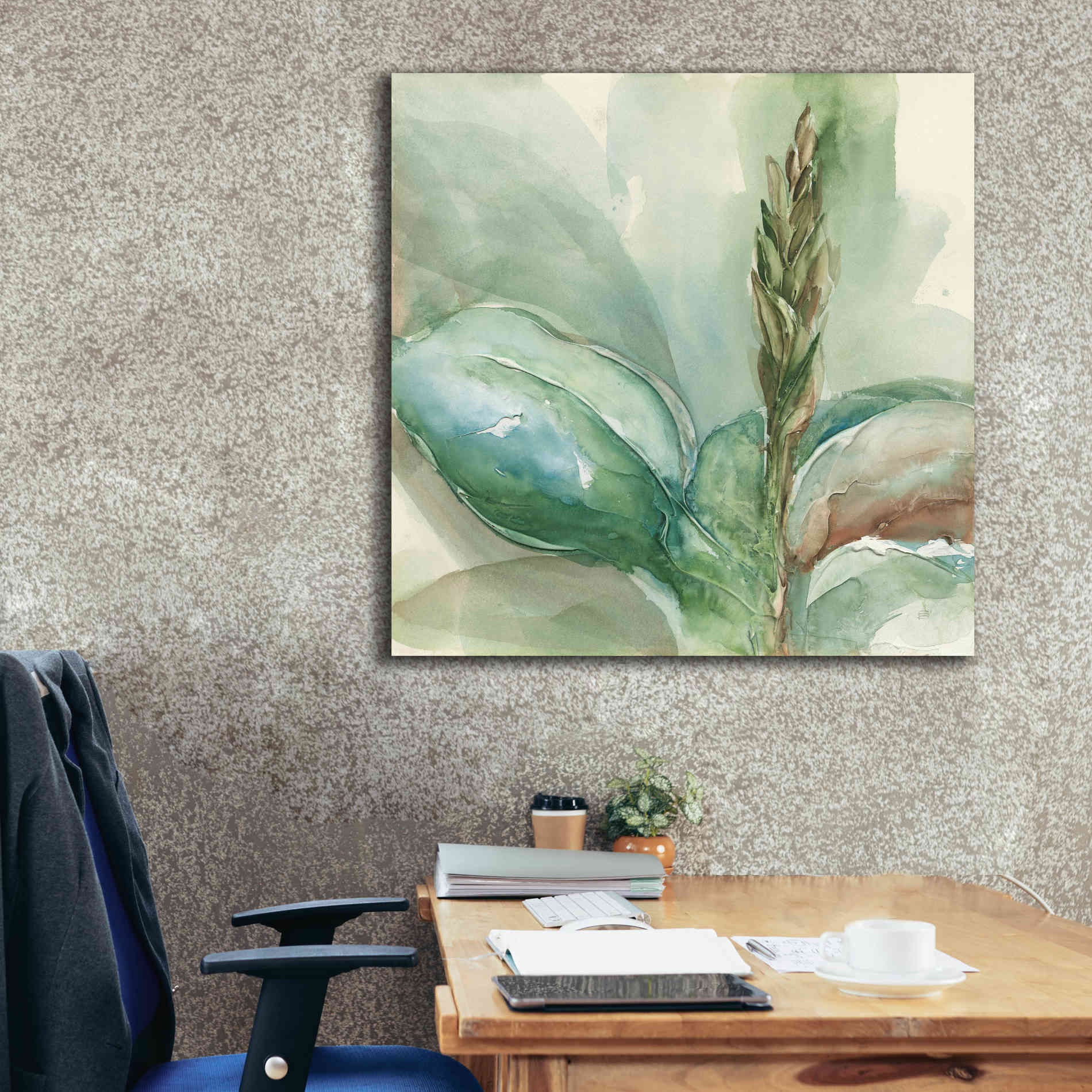 'Exotic Flower I' by Chris Paschke, Giclee Canvas Wall Art,37 x 37