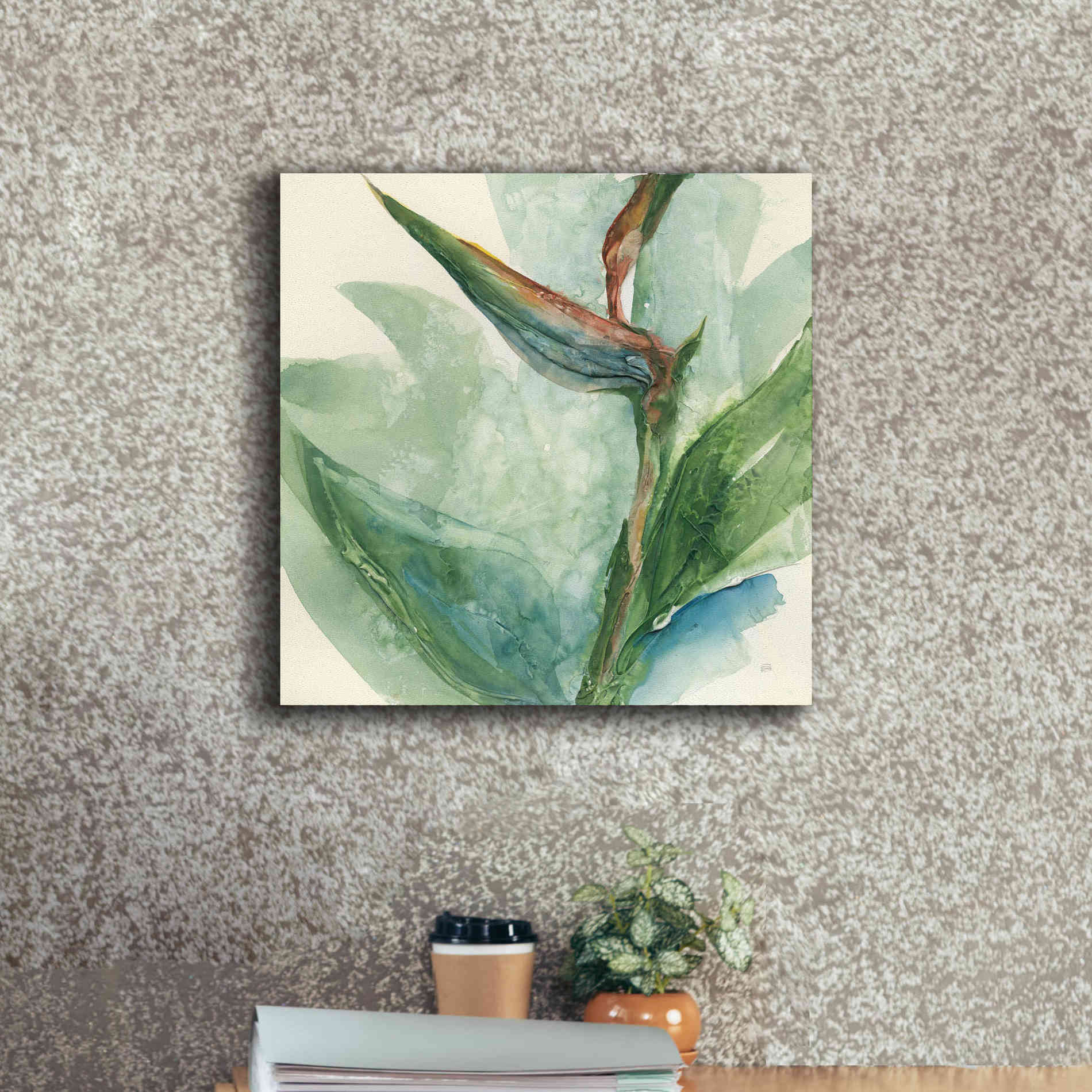 'Exotic Flower III' by Chris Paschke, Giclee Canvas Wall Art,18 x 18