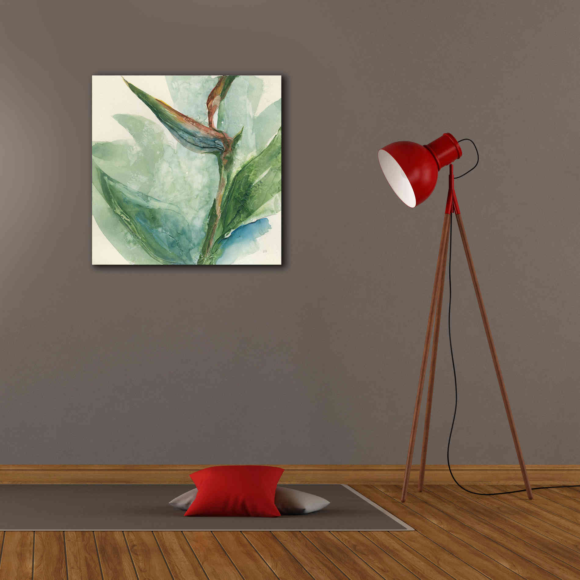 'Exotic Flower III' by Chris Paschke, Giclee Canvas Wall Art,26 x 26