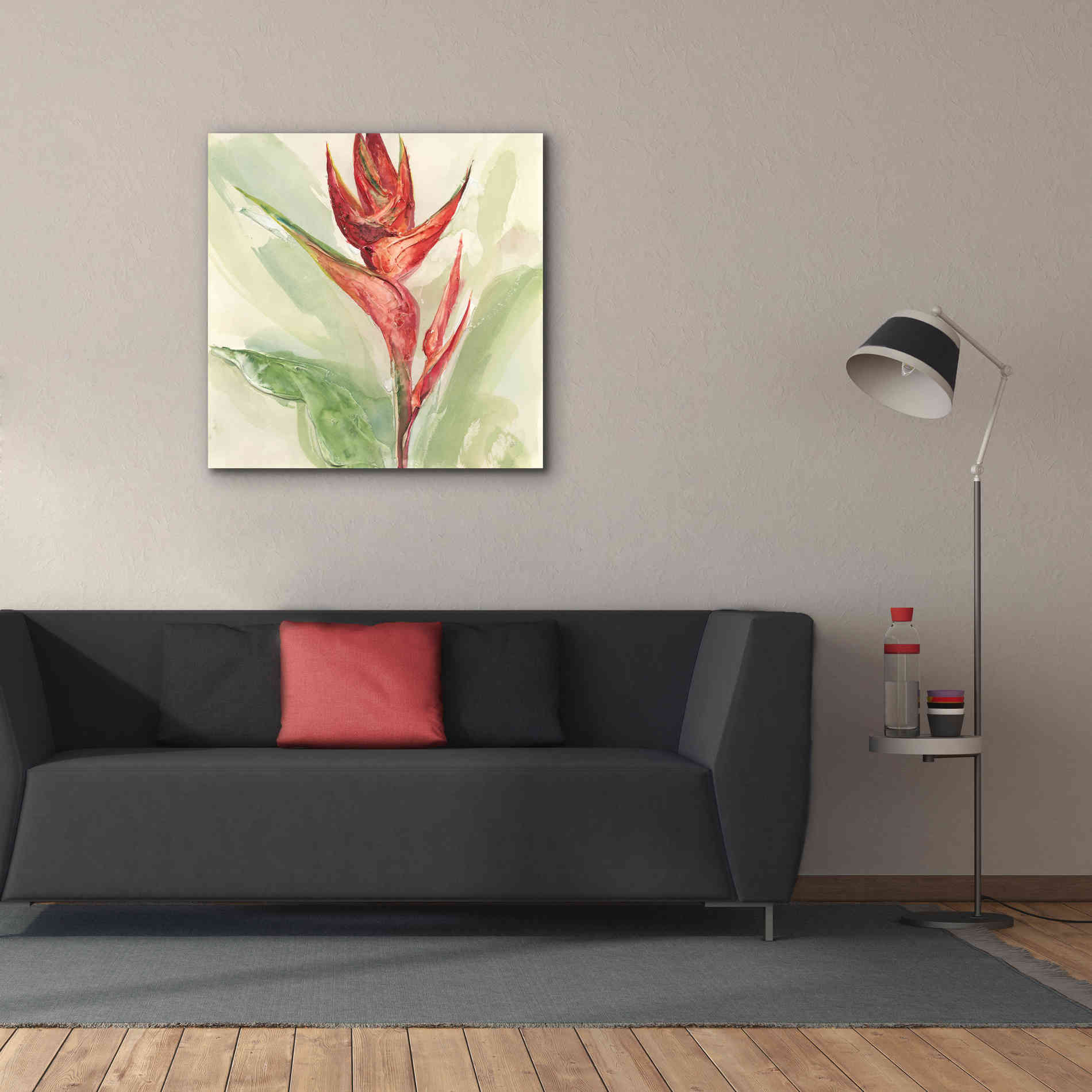 'Exotic Flower IV' by Chris Paschke, Giclee Canvas Wall Art,37 x 37