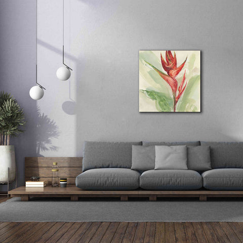 Image of 'Exotic Flower IV' by Chris Paschke, Giclee Canvas Wall Art,37 x 37