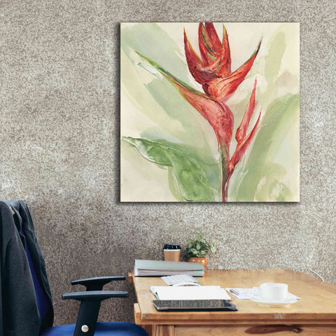 Image of 'Exotic Flower IV' by Chris Paschke, Giclee Canvas Wall Art,37 x 37